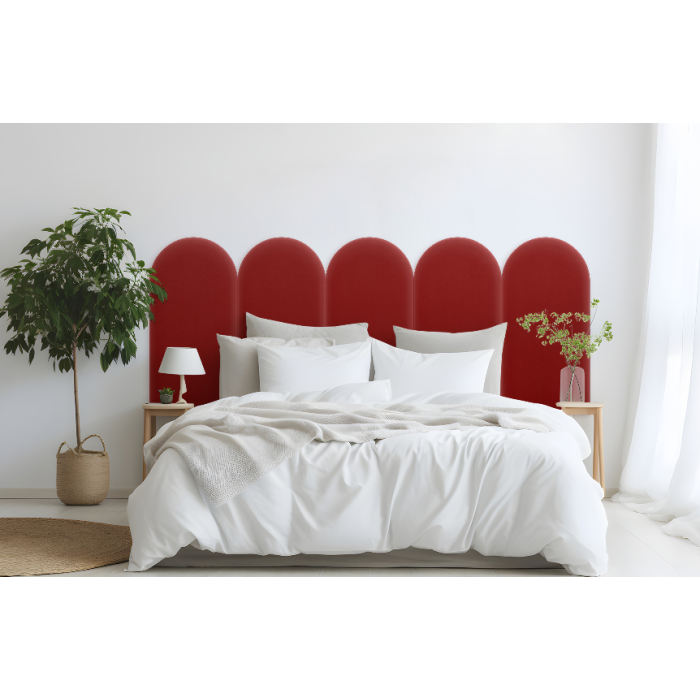 Polsterpaneel Magic Velvet Rot 30 cm Polsterpaneel Magic Velvet Rot 30 cm